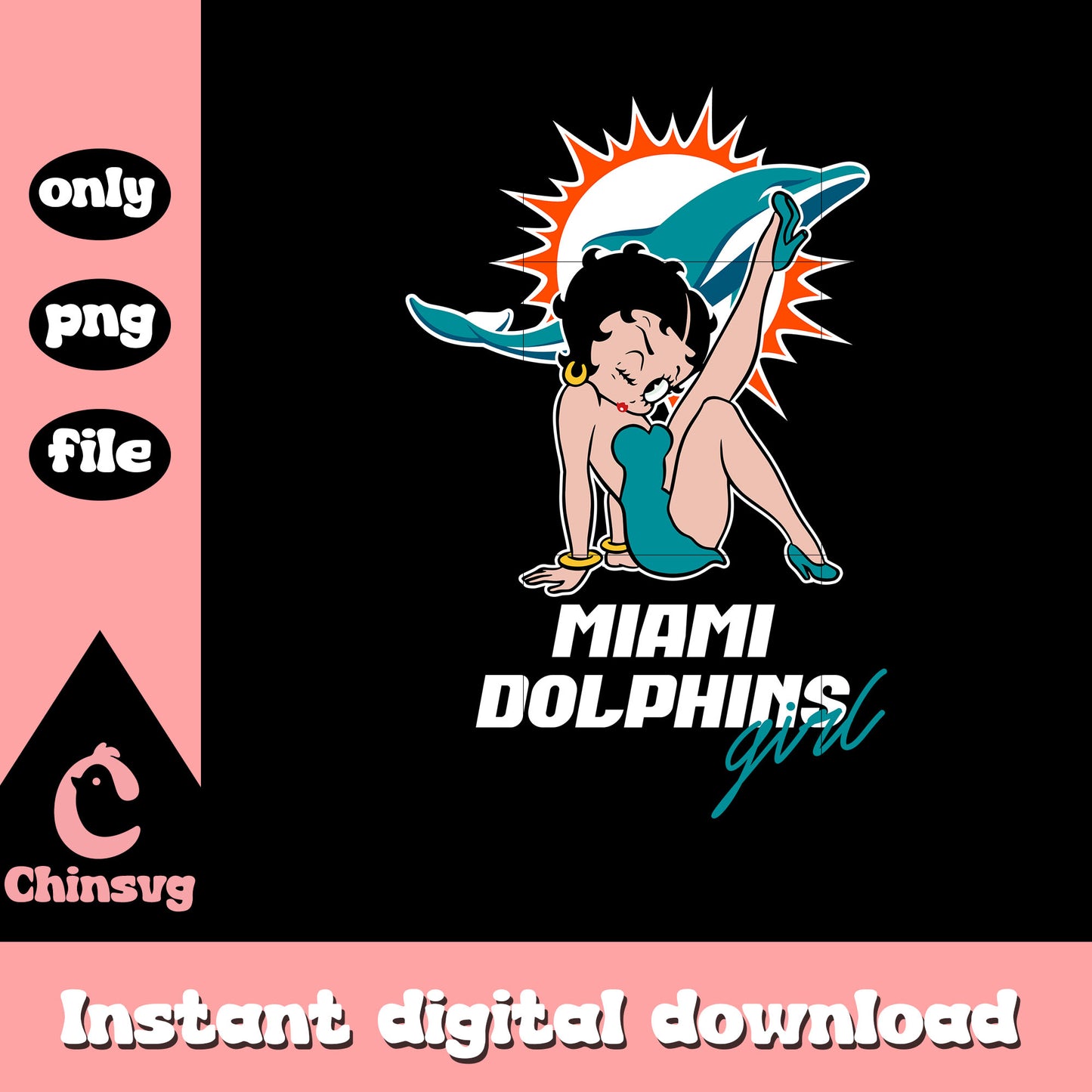 Miami dolphins girl digital png, miami dolphin news​​​​​ png
