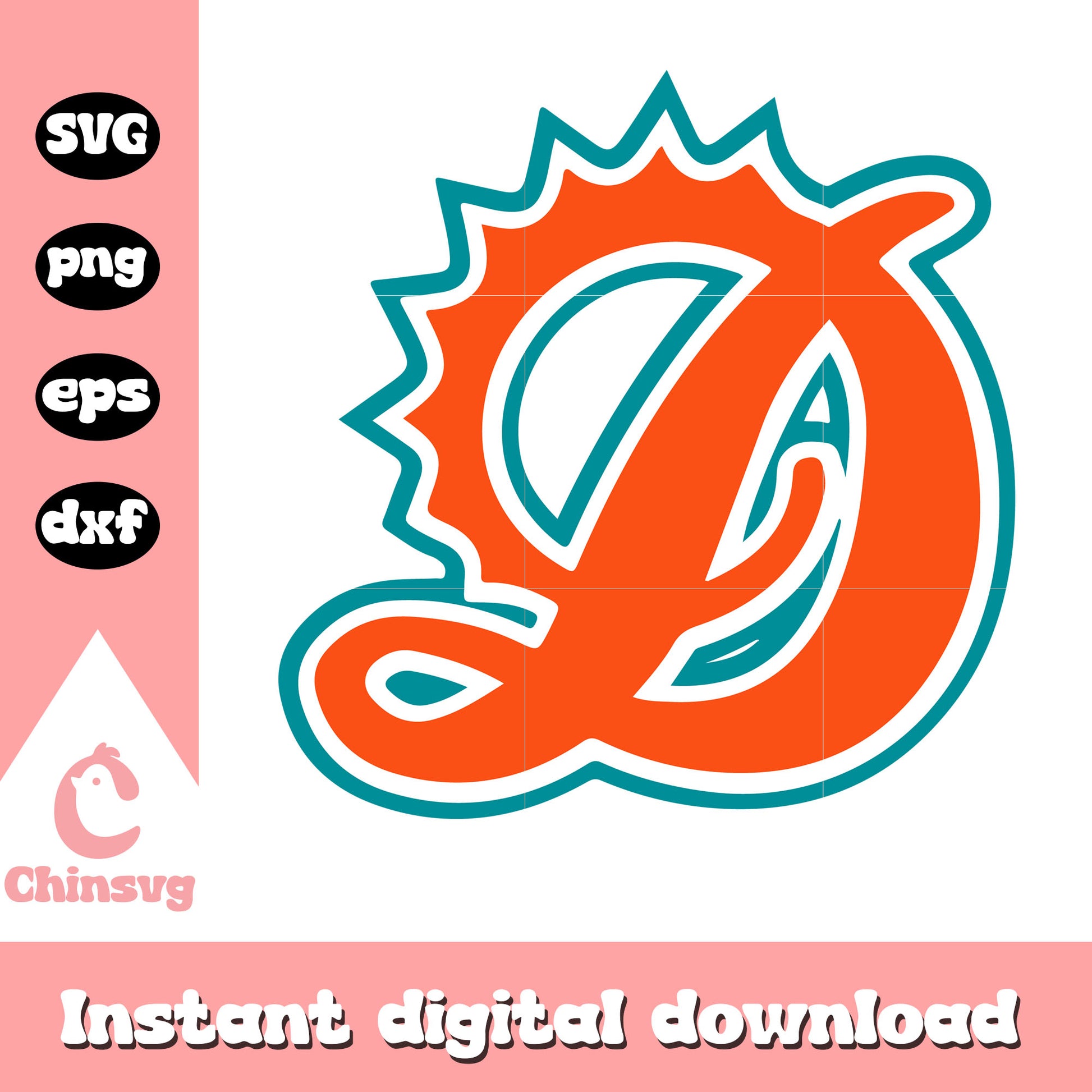 Miami dolphins nfl american football svg, cool new york giants logo svg
