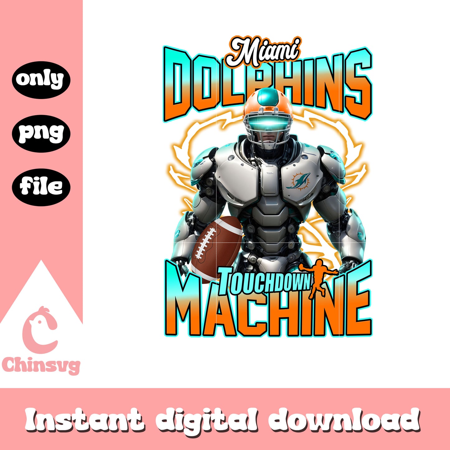 Miami dolphins robot images png, miami dolphins news​ png