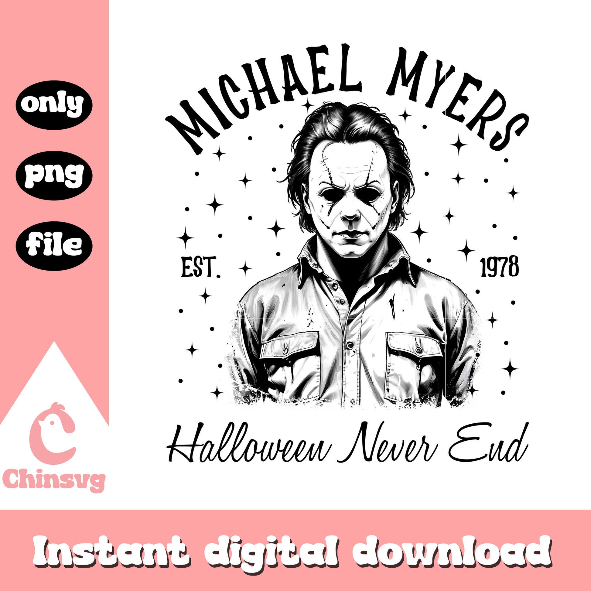 Michael myers halloween never end est 1978 png, michael myers png
