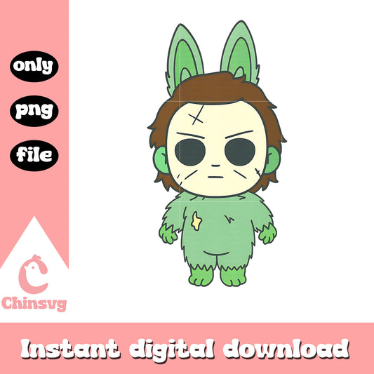 Michael myers labubu clothes drawing png, michael myers png