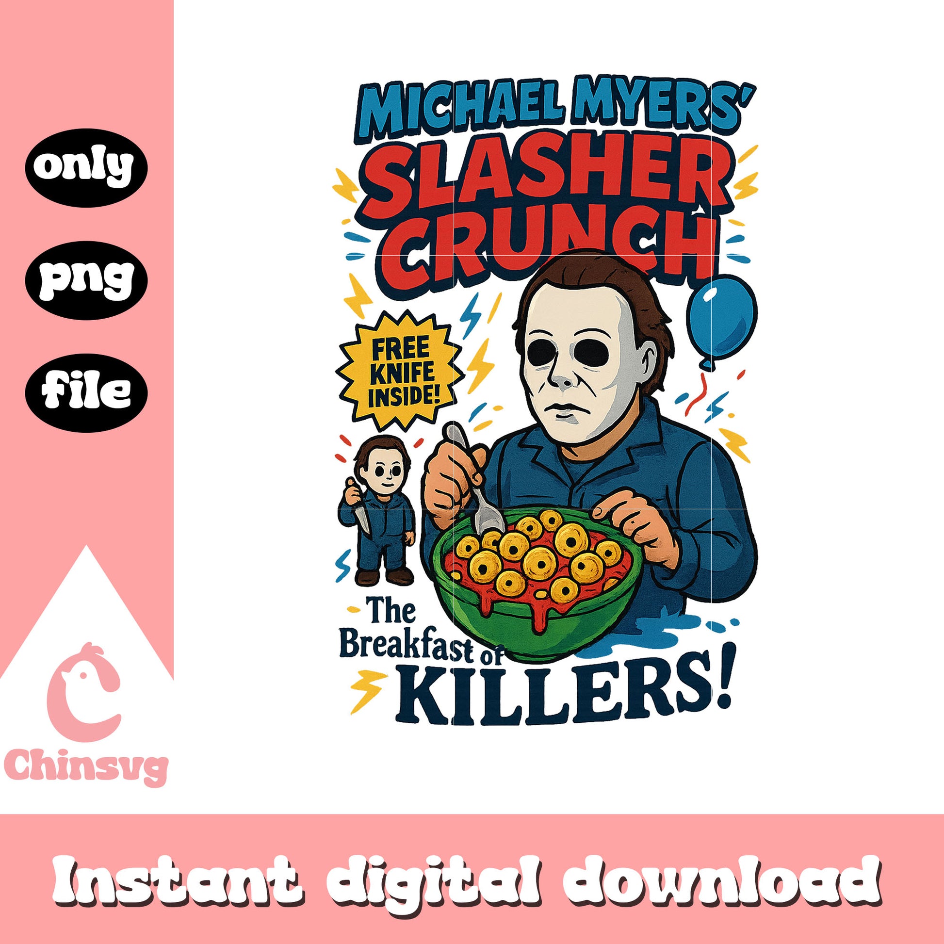 Michael myers slasher crunch quote png, michael myers quotes png