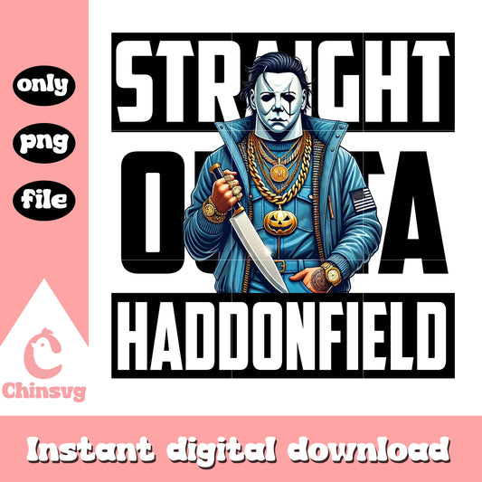 Michael myers straight outta haddonfield png, Michael straight png