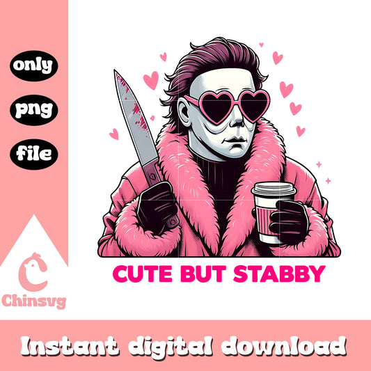 Michael myers valentine day cute but stabby png, Michael myers png