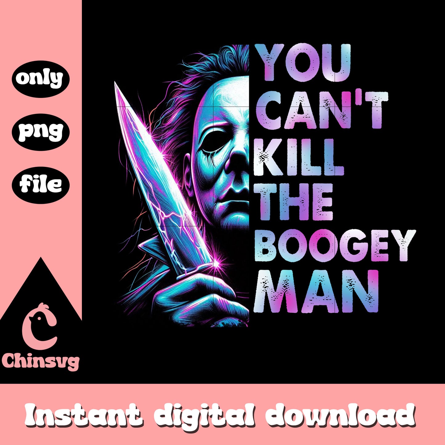 Michael myers you can't kill the boogey man png, michael myers art png
