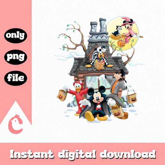 Mickey Mouse Halloween PNG, Disney Halloween PNG, Trick Or Treat PNG