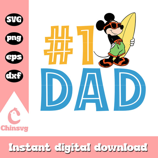 Mickey mouse dad 1st svg, disneys mickey mouse​ svg, mickey mouse​​ svg