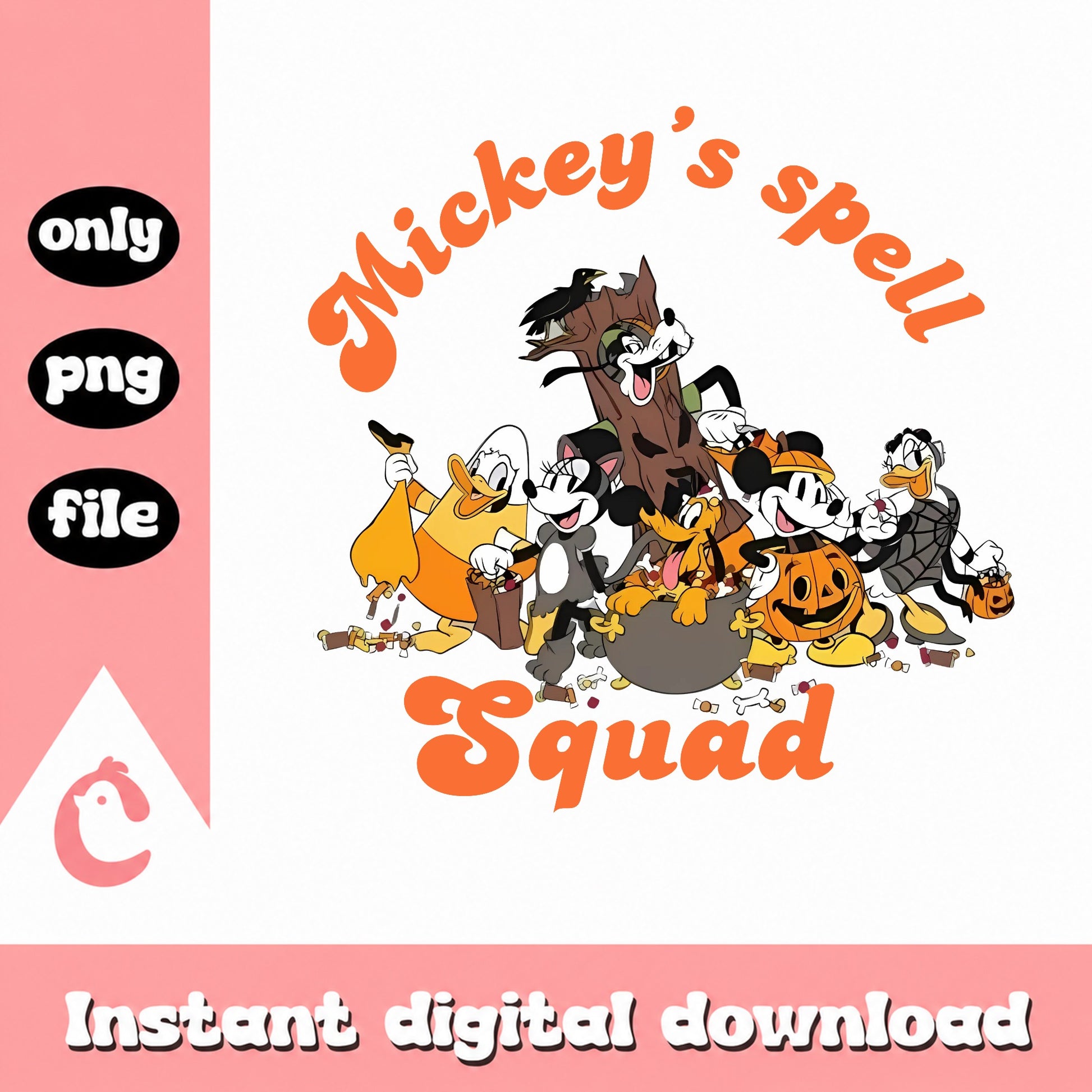 Mickey's Spell Squad Halloween PNG, Disney Halloween PNG, Mickey Mouse PNG