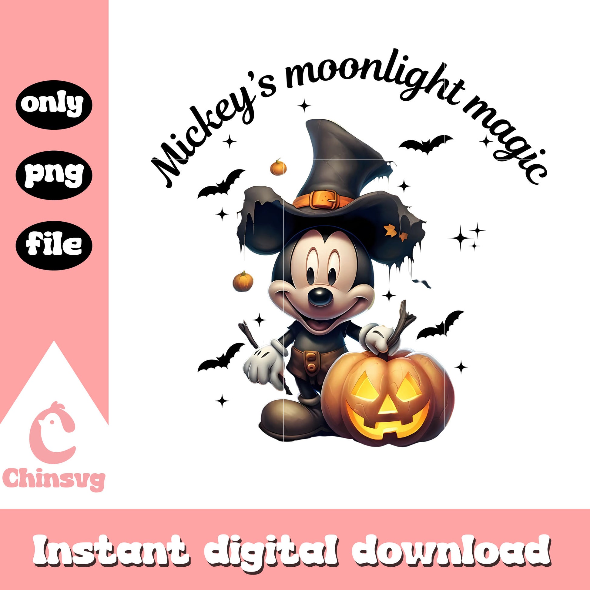Mickey's moonlight magic png, halloween costumes png