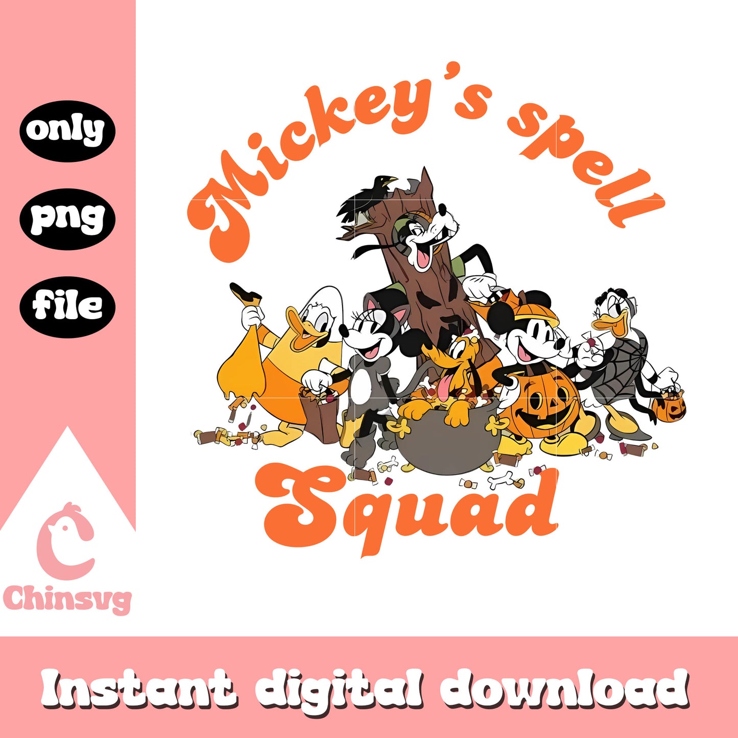 Mickey's spell squad mickey and friends png, halloween end png
