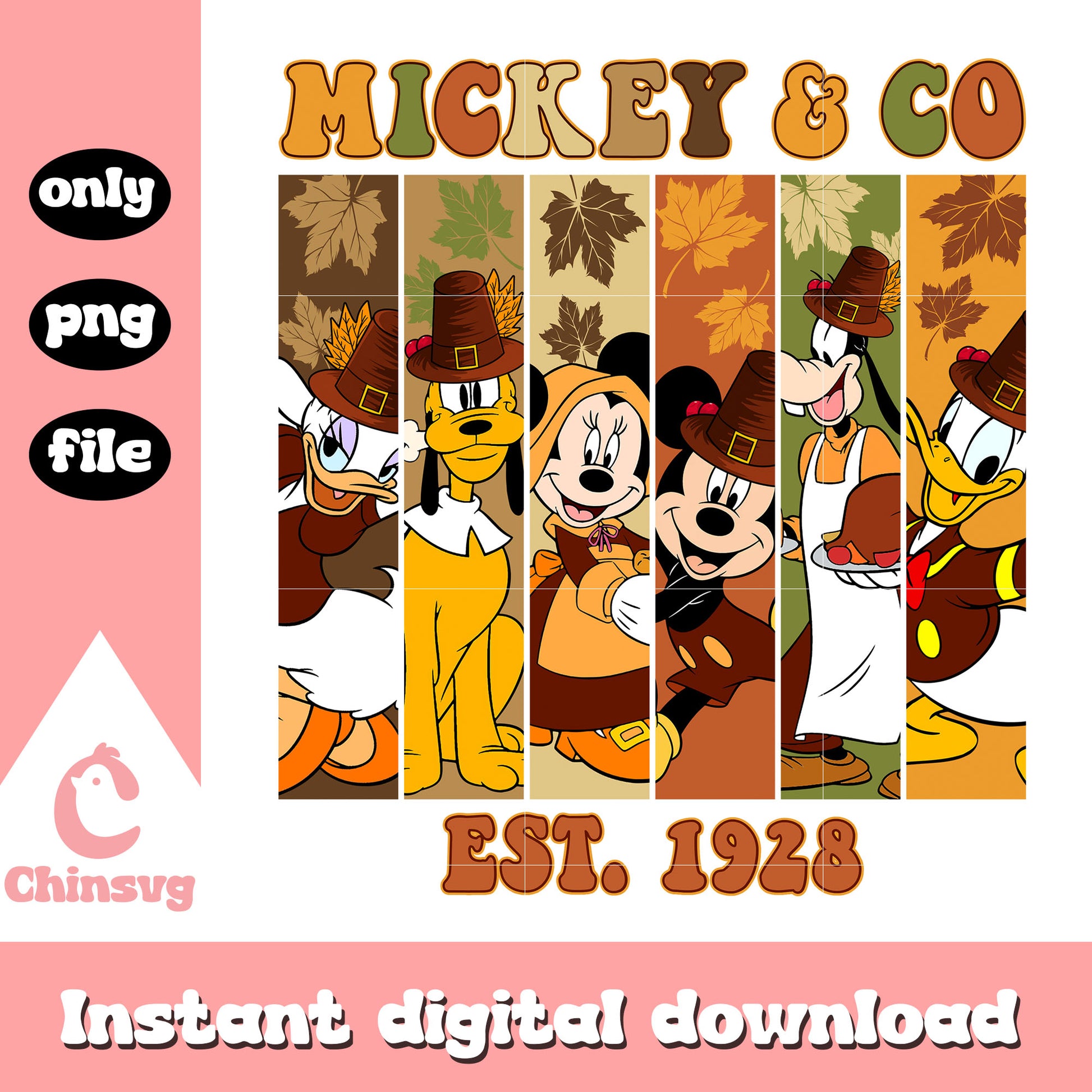 Mickey and co est 1928 collage picture png, disney mickey movie png