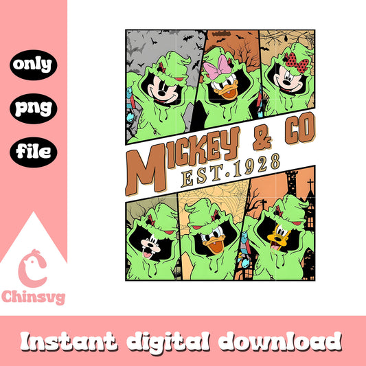 Mickey and co est 1928 oogie boogie cosplay png, horror character png, disney friends png