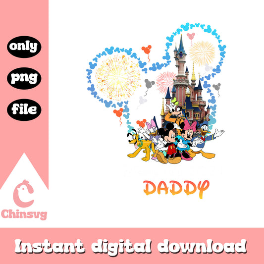 Mickey and friends disney daddy png, mickey png, disney png