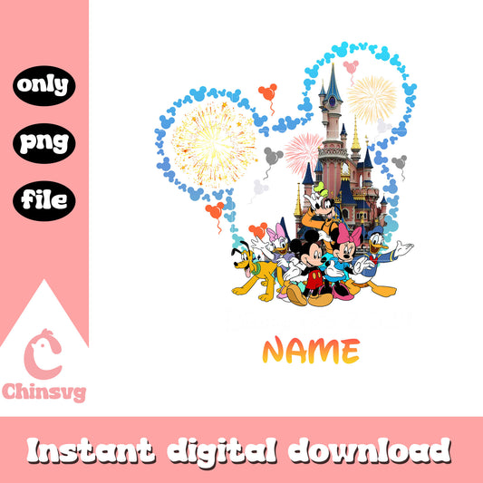 Mickey and friends disney name png, mickey png, disney png