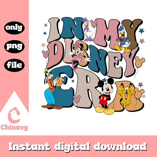 Mickey and friends in my disney era png, mickey and friends png
