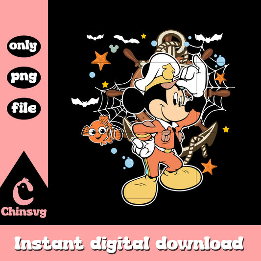 Mickey character disney halloween design png, mickey disney png