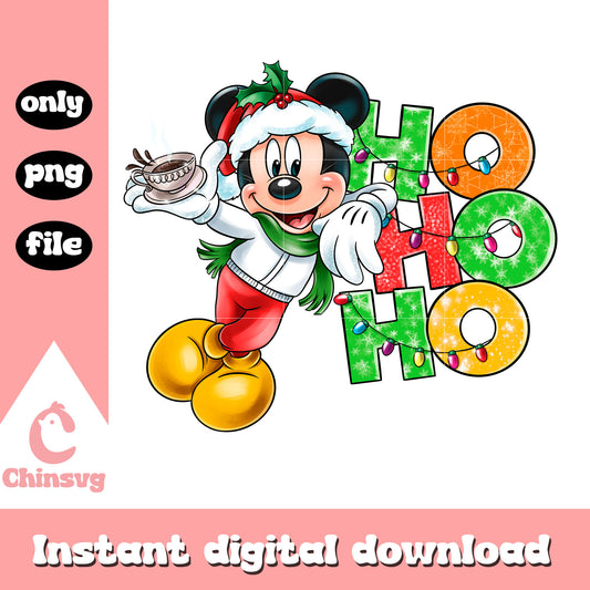 Mickey christmas disney design png, disney mickey mouse cartoon png