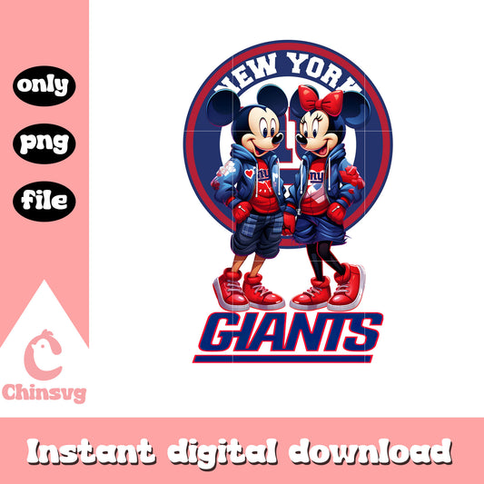 Mickey design giants logo png, new york giants team​​​​​​​​​​​ png