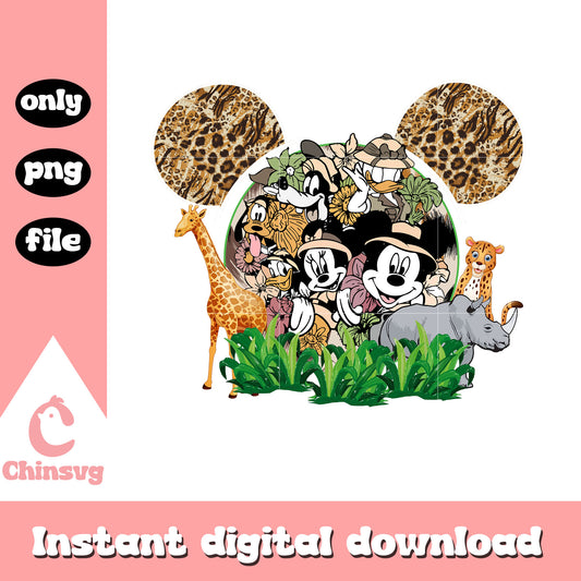 Mickey disney animal png, wild animal kingdom png, disney friends png