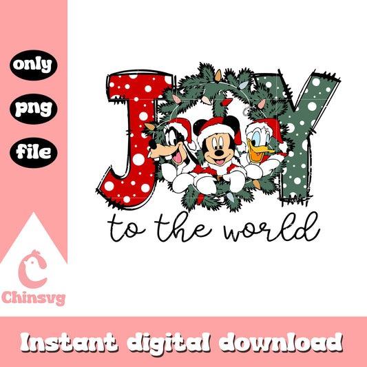 Mickey donald goofy joy the world png, xmas holiday images png