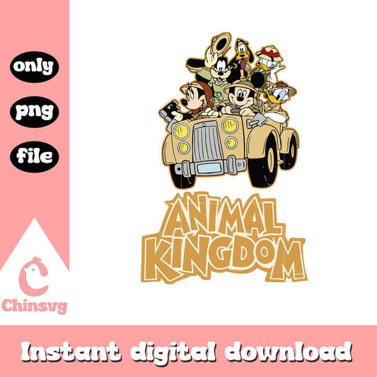 Mickey friends animal kingdom design png, disney animal png