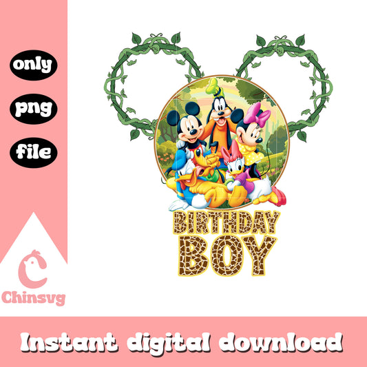Mickey friends birthday boy png, birthday boy png, disney png