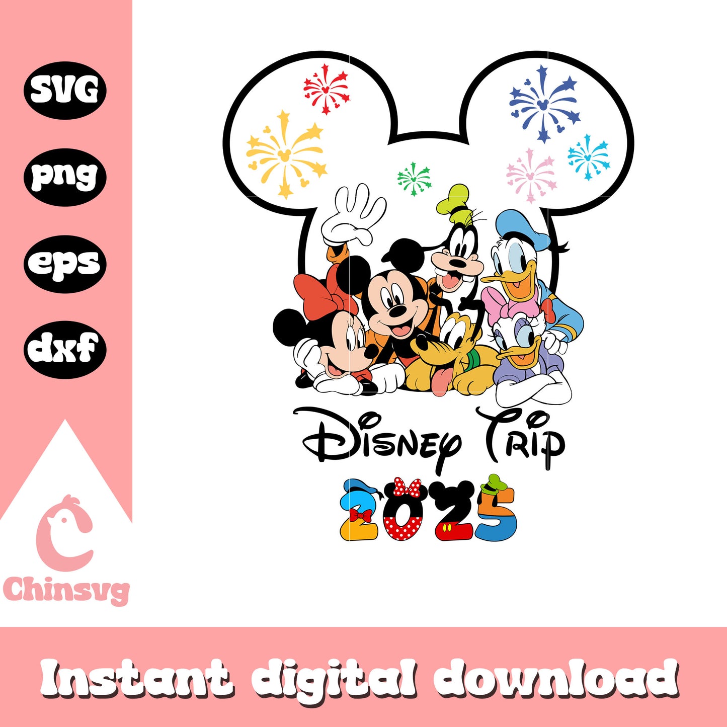 Mickey friends disney trip 2025 svg, disney world trip svg