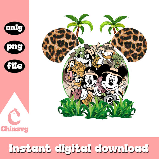 Mickey head disney animal png, wild animal kingdom png, disney png
