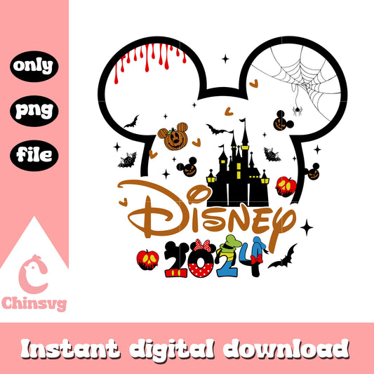 Mickey head disney castle 2024 png, mickey png, disney castle png