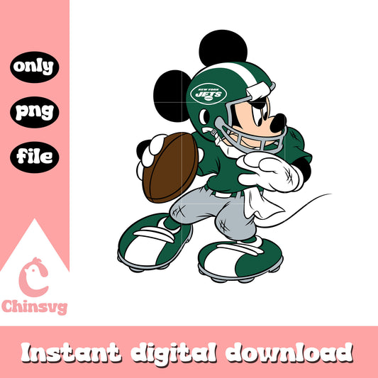 Mickey in team new york jets png, new york jets nfl png