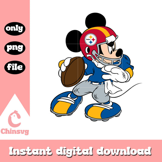 Mickey in team pittsburgh steelers png, pittsburgh steelers nfl png