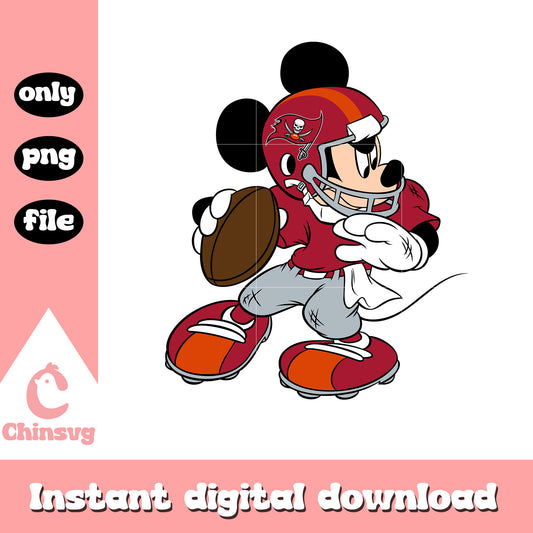 Mickey in team tampa bay buccaneers png, tampa bay buccaneers nfl png