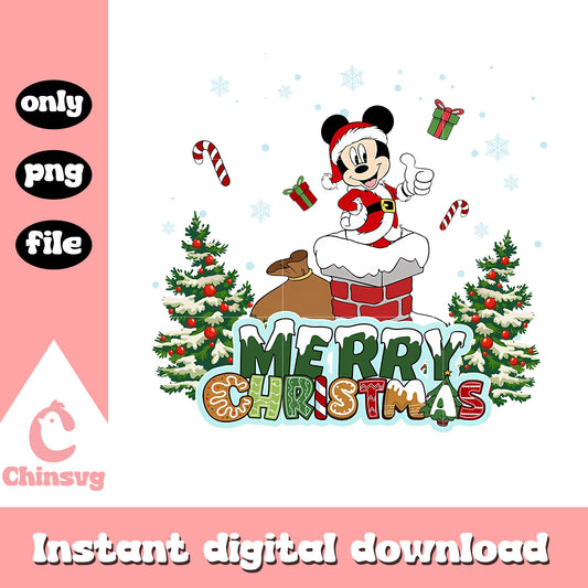 Mickey merry christmas trees png, disney mickey mouse png
