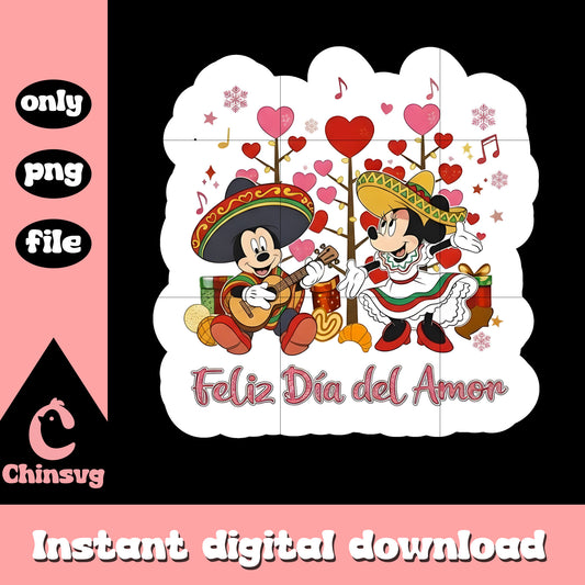 Mickey minnie love valentine png, disney valentine's day png