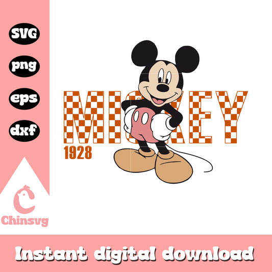 Mickey mouse 1928 design svg, mickey mouse svg, disney svg