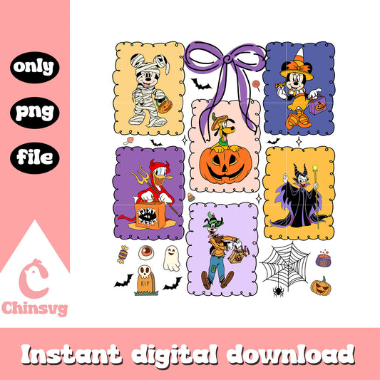 Mickey mouse disney coquette bow frame clipart png, disney png 