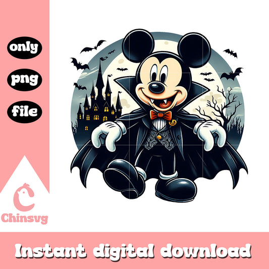 Mickey mouse disney design png, mickey mouse halloween png
