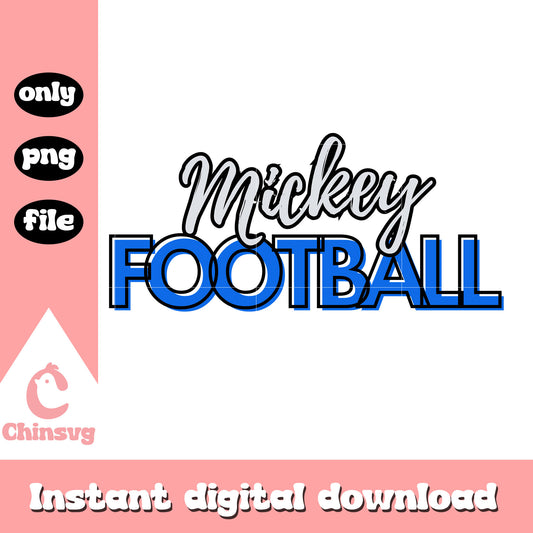 Mickey mouse disney football design png, football mickey mouse png