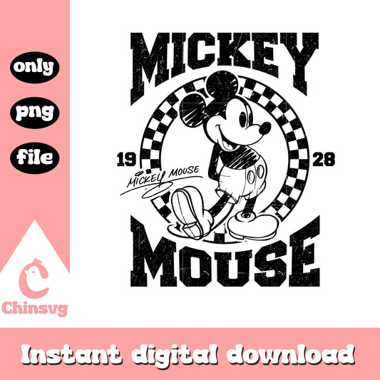 Mickey mouse drawing 1928 png, mickey character png, disney png