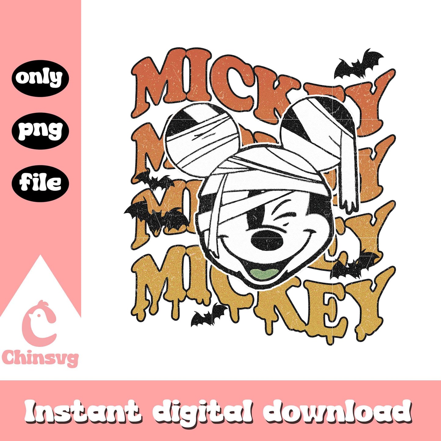 Mickey mouse face halloween vibes png, michey mouse film png