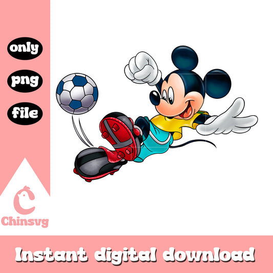 Mickey mouse football disney design png, mickey mouse movies png