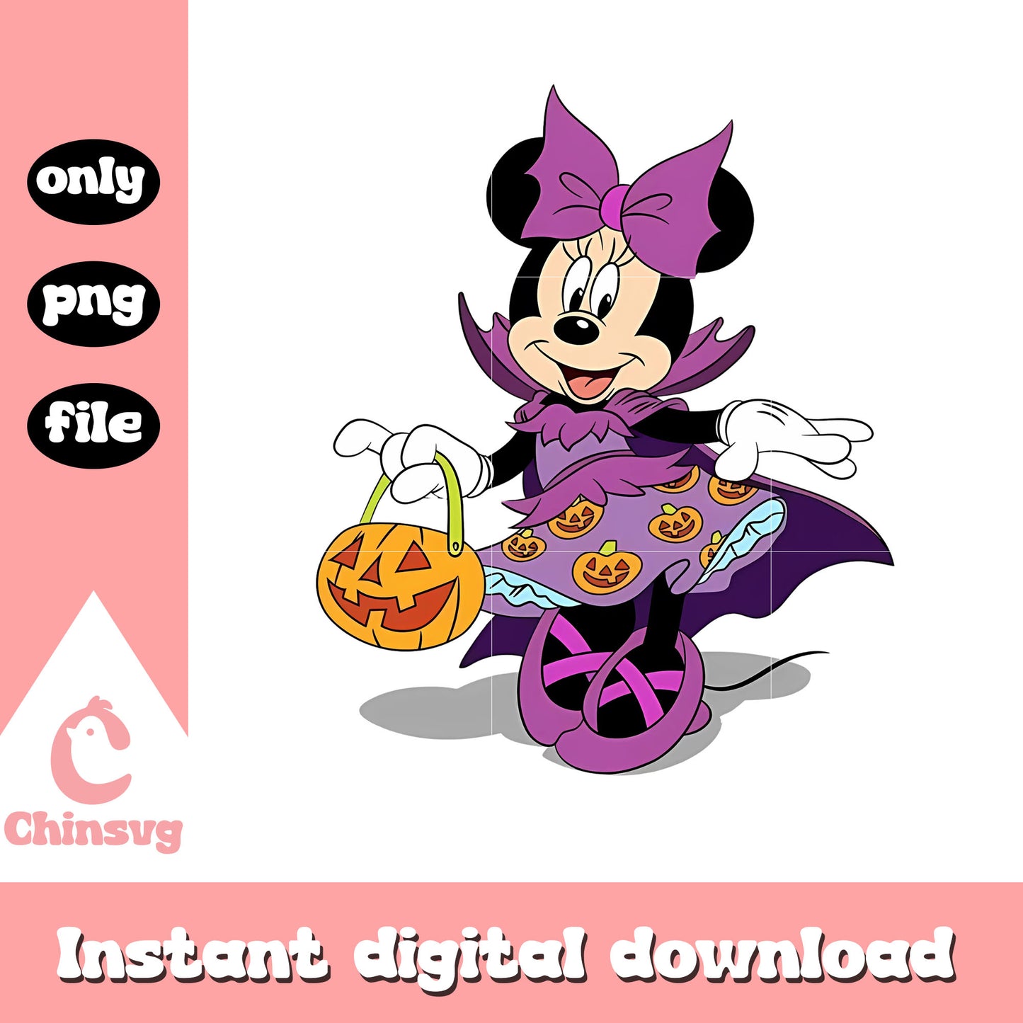 Mickey mouse halloween outfit png, halloween pumpkin png