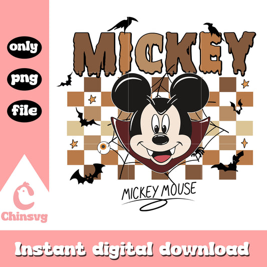 Mickey mouse halloween symbol design png, mickey character png, disney halloween png