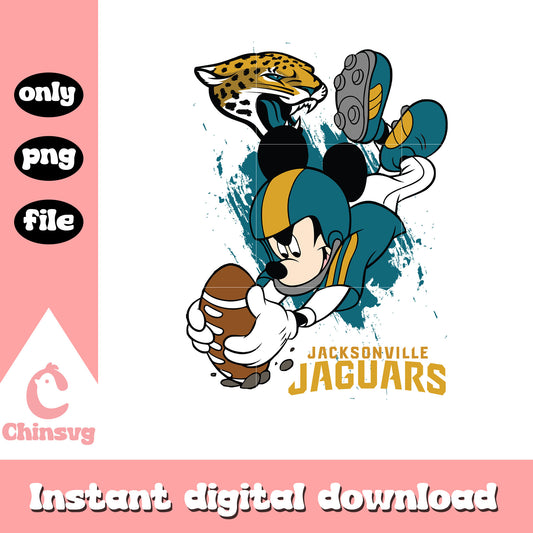 Mickey mouse on the jacksonville jaguars football team png, nfl png