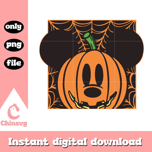 Mickey mouse pumpkin head png, mickey character png, halloween pumpkin png