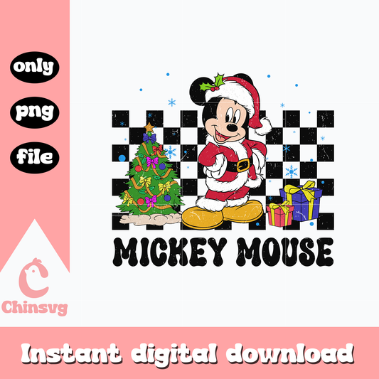 Mickey mouse santa claus png, mickey png, christmas png