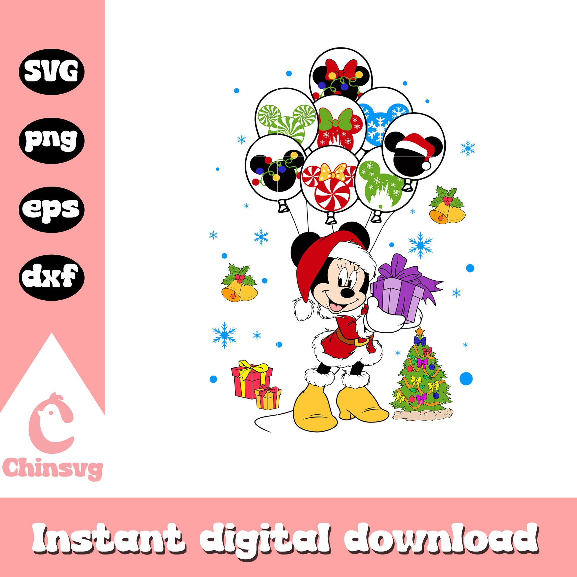 Mickey on christmas day svg, disney days of christmas svg