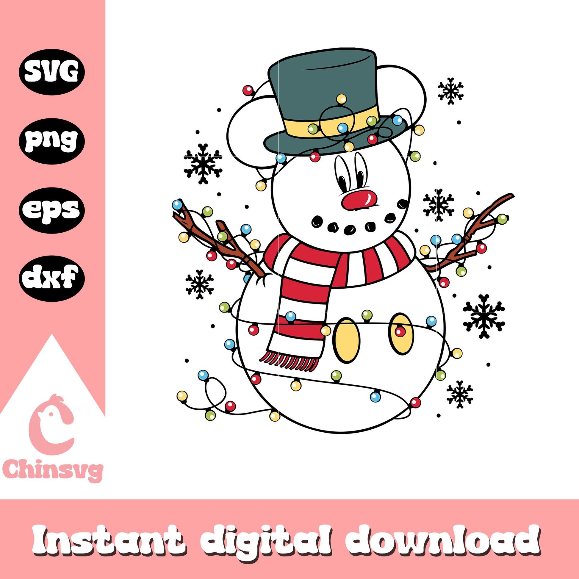 Mickey snowman on christmas day svg, walt disney very merry christmas svg