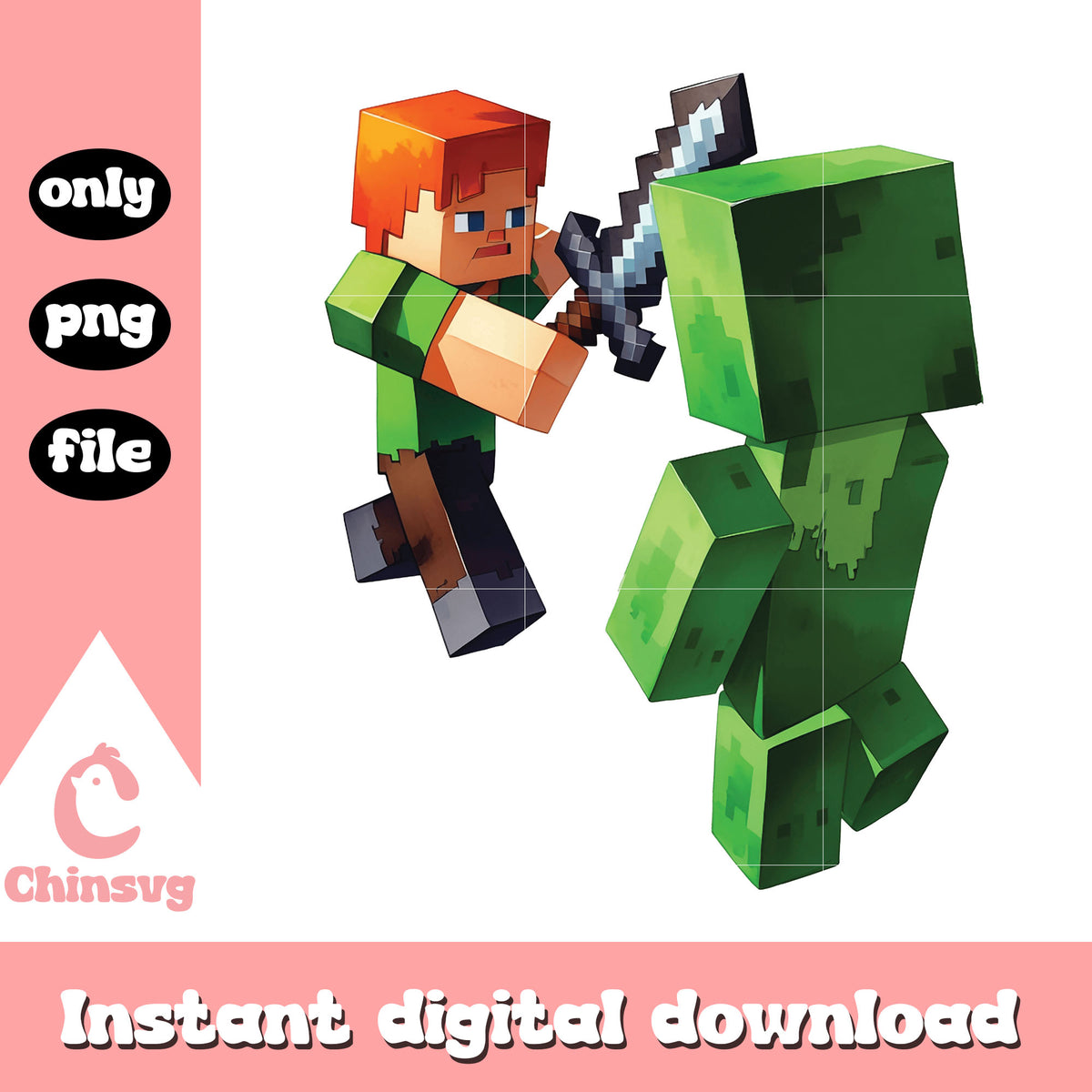 Minecraft Alex Layout Minecraft alex fighting design png, minecraft with alex png – Chinsvg