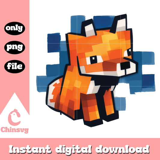 Minecraft foxe design png, foxes minecraft​ png, minecraft fox​es png